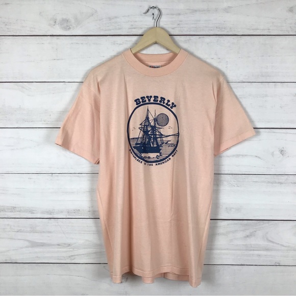Vintage Other - Vintage 1980s Beverly American Navy T-Shirt
